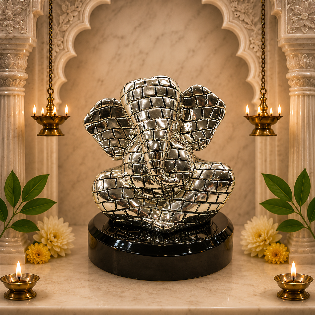 Silver Ganesh Ji